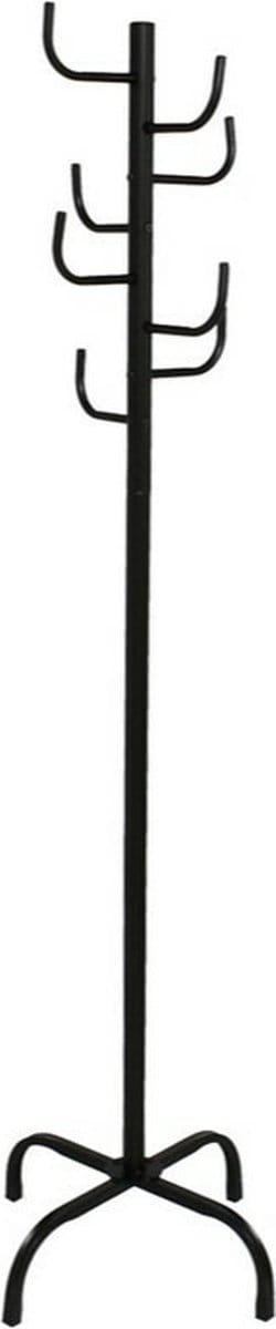 Gerimport - kapstok - zwart - metaal - 8 haken - 50 x 175 cm