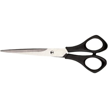 Schaar Quantore 160mm + plastic handvat zwart