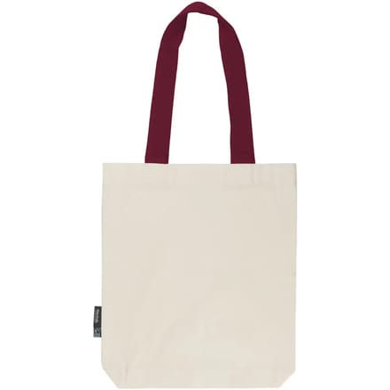Tote bag met contrasterende handvatten Neutral Twill