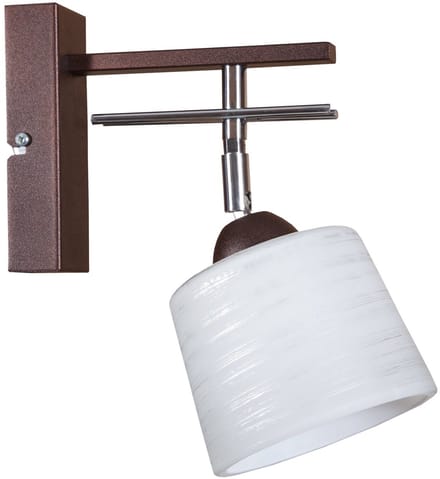 Light Home Spot - Muurlamp / Plafondlamp - 1-Lichts - Glas Kap - Lichtbundel Verstelbaar