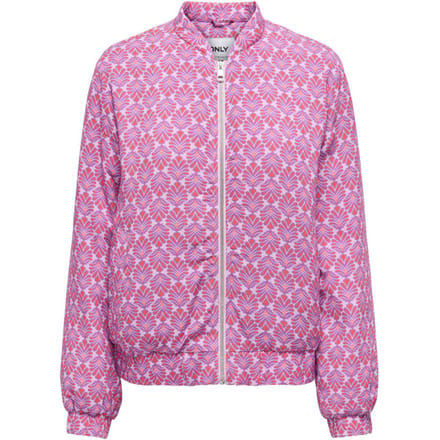 ONLY - KOGBIANA AOP BOMBER CS OTW - Roseate Spoonbill Dewberry - Maat 152