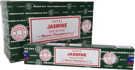 Wierook Satya Jasmine - doos met 12 pakjes van 15 gram