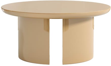 Vente-unique Salontafel van MDF - Beige gelakt - DERLALI