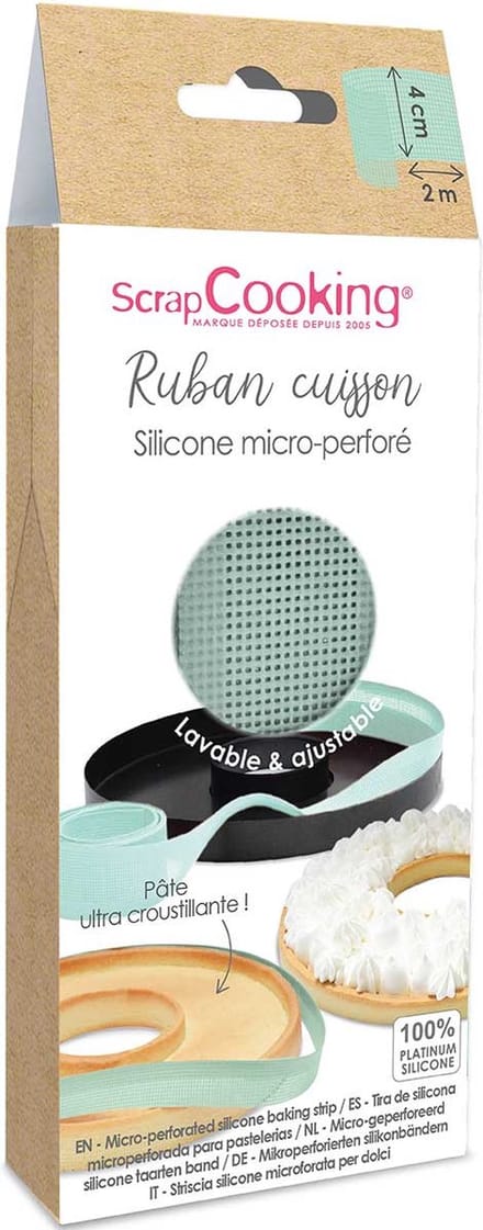 ScrapCooking Micro-Perforated Silicone Baking Strip - 4 cm x
