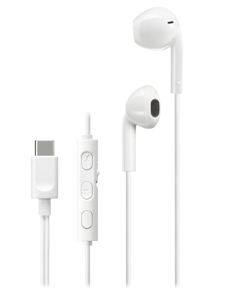 JVC HA-FR17UC - In-Ear USB-C Stereo Headset + Remote - Wit