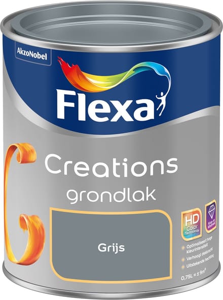 Flexa - Creations Grondlak - Grijs - 750 Ml