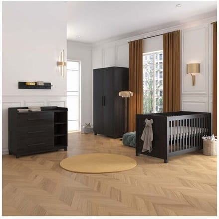 Born Lucky Roxy Meegroei Babykamer 3-Delig – Ledikant, Commode en Kast – Vanaf Geboorte tot ca. 5 Jaar