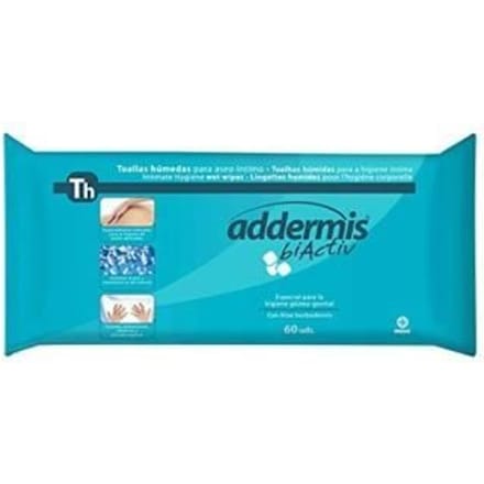 Lingettes imprégnées Addermis Biactiv Indasec (60 uds)