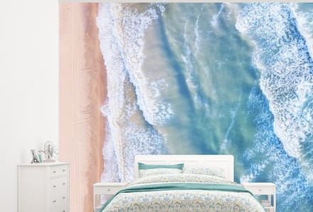Behang - Fotobehang Strand - Water - Zee - Breedte 275 cm x hoogte 220 cm