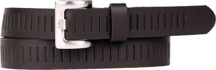 Petrol Industries Riem Heren - Broekriem - Verstelbaar - Leer - Bruin - 85 cm - S