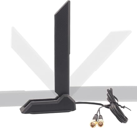 WiFi Antenne - Router Booster - Internet Verbeteren - Magnetische Basis - 10m Kabel - Zwart