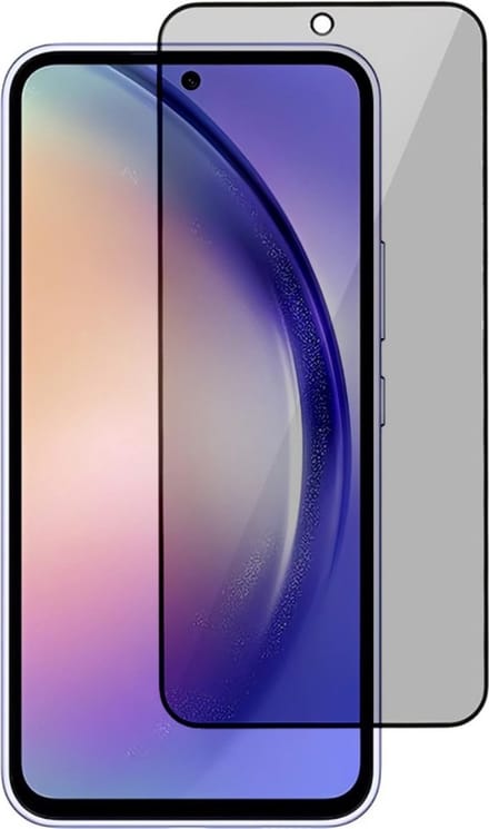 Coverup Screen Protector - Geschikt voor Samsung Galaxy A55 Screen Protector - Coverup Privacy Tempered Glass - Transparant