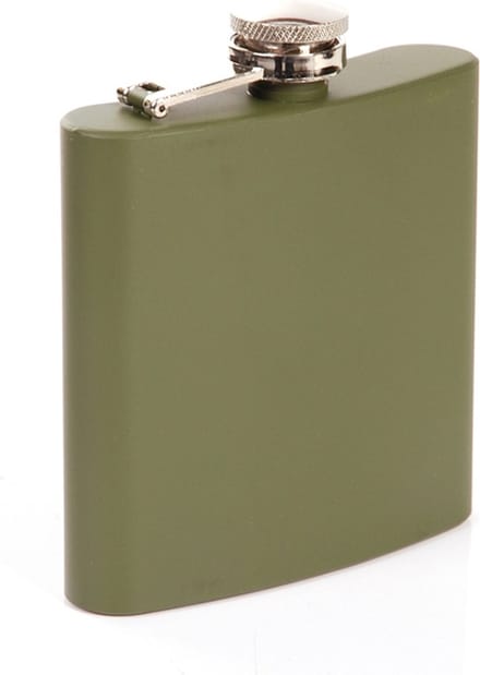 Zakfles/heupflacon groen 180ml