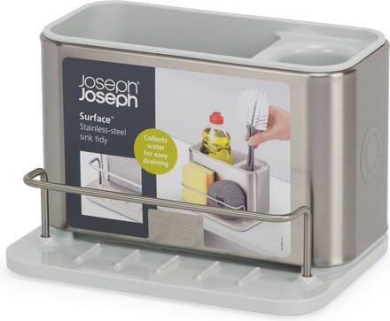 Joseph Joseph - Surface Gootsteen Organizer - Kunststof - RVS en Beige
