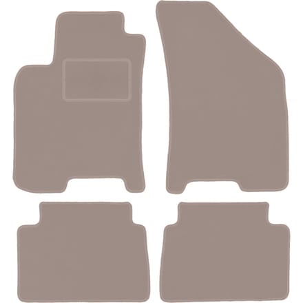 Beige veloursmatten voor: Chevrolet Lacetti hatchback, sedan (2003-2012)
