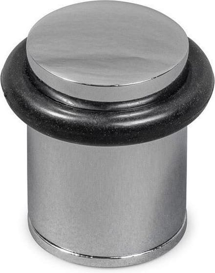 Deurstopper - chroom 28x40mm
