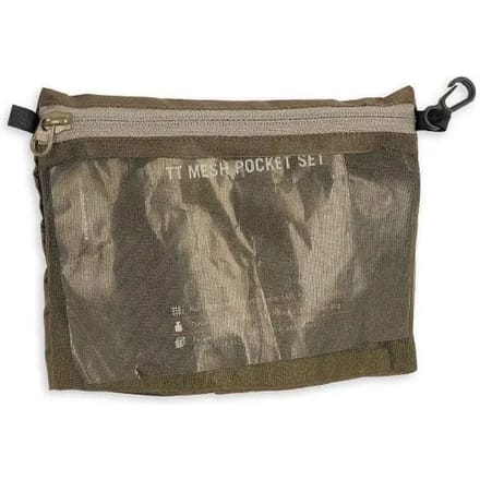 Tasmanian Tiger Mesh Pocket Set, Opbergset, Olijfkleurig