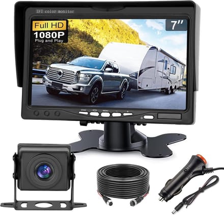 MKSS® Achteruitrijcamera - Dashcam - Parkeersensoren Parkeerhulp - Zwart