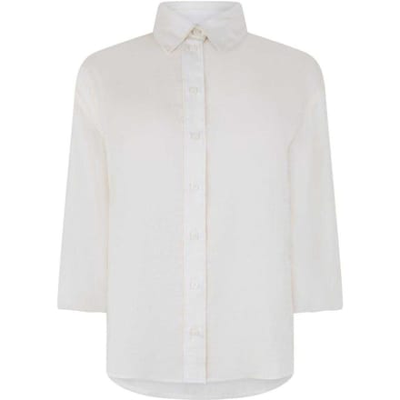 Jack Wills Dames/Dames Zachte Regelmatige Blouse Met Lange Mouwen (Crème)