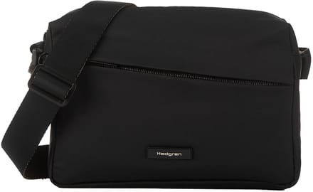 Hedgren Neutron M – Crossbodytas Medium – Water- en stofafstotend – Verstelbare schouderriem – Met sleutelhaak – Polyester - Zwart
