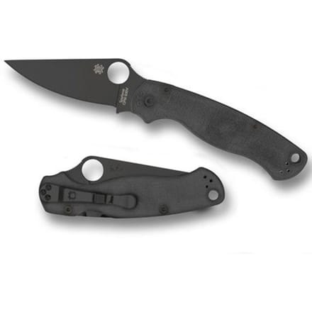 Spyderco Zakmes Paramilitary 2 Black / Black CPM S30V PE
