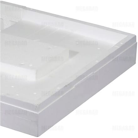 Mauersberger polystyrene support for Aphylla shower trays 80 x 80 cm, flat