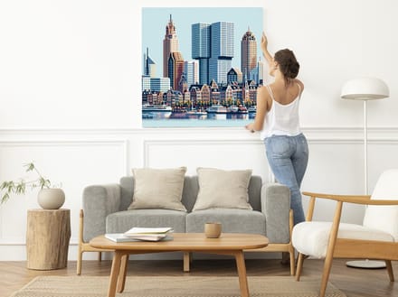 Kunstprint | Wanddecoratie | Dibond | 40 × 40 cm