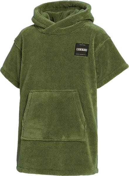 2026 Mystic Kids Teddy Poncho - Olive Green