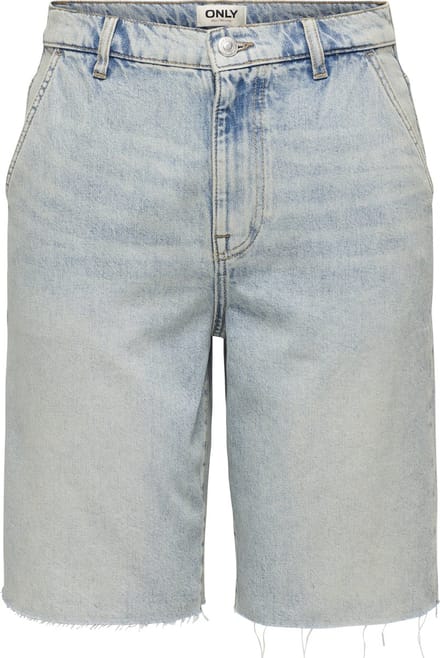 ONLY - ONLRUTH MW LOOSE LONG DNM SHORTS DOT - Dames - Bermuda shorts