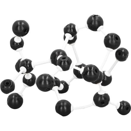 Modèle de Structure Cristalline Moléculaire Plastique Éducatif Kit de Modèles Moléculaires pour Enseignants et Étudiants gray