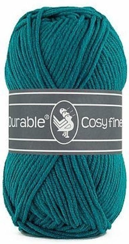 Durable Cosy Fine Teal (2142) - set van 10 bollen van 50 gram