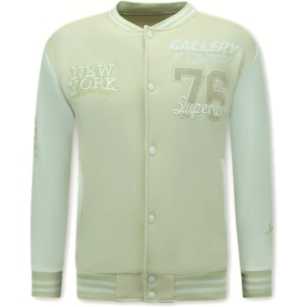 Baseball Jack Heren - Varsity Jacket - 902 - Beige
