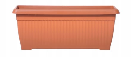 Balkonbak Terracotta 80x34x32cm - Stijlvolle Plantenbak voor Buiten