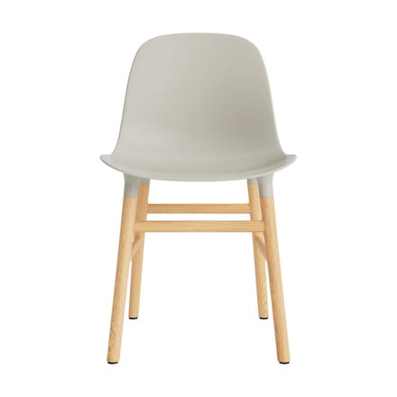 Normann Copenhagen Form stoel met houten frame - NormannCopenhagenFormLightGrey - eiken