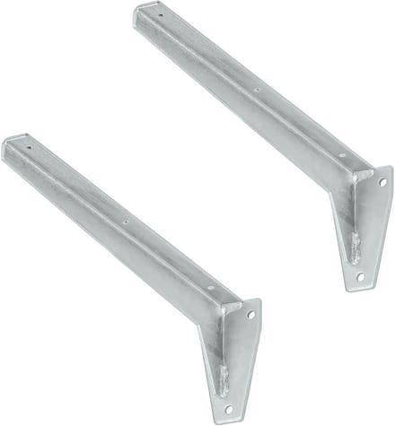 siwitec L-profielconsole 280 x 100 x 53 mm | Set van 2 plankdragers met een draagvermogen van 75 kg | Zware plankdrager | Profielconsole | Plankdrager