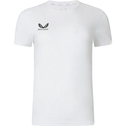 Castore Dames/Dames Logo T-shirt met korte mouwen (Briljant wit)