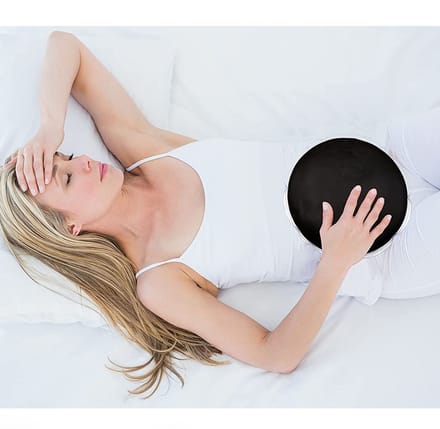 axion® - Moor-warmtekussen Rond Ø 23 cm - Magnetron - Lang warm - Relax - Slapen - Zachte vulling