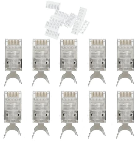 EMhub RJ45 connector CAT7 shielded per 10 stuks