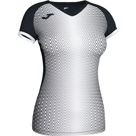 Joma Supernova T-shirt Met Korte Mouwen Wit,Zwart L Vrouw