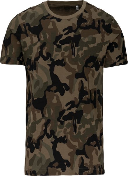 Kariban T-shirt camo korte mouwen K3030 - Olive Camouflage - XXL