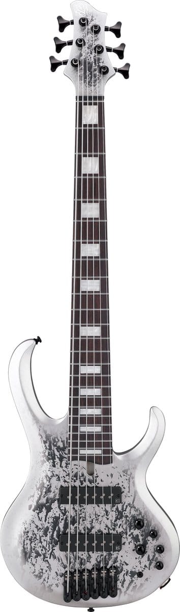 Ibanez BTB25TH6-SLM Silver Blizzard Matte - Elektrische basgitaar