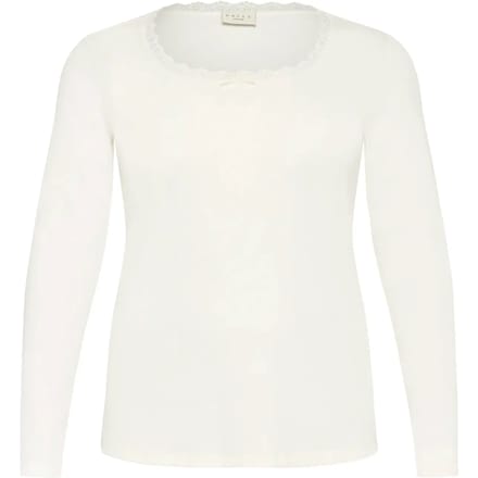 Dames-T-shirt met lange mouwen KAFFE Curve Britt