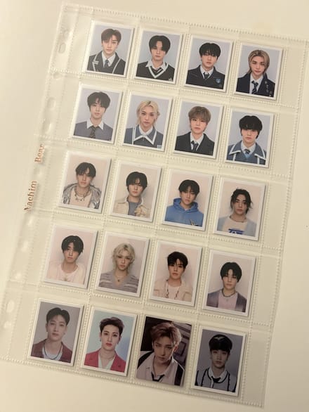 NachimBear K-Pop A4 Mini ID Binder Pages