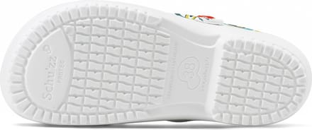 Schu'zz Schuzz damesklompen voor beroepsgebruik PROTEC Femme met Plume de pa-printon / Multicolor
