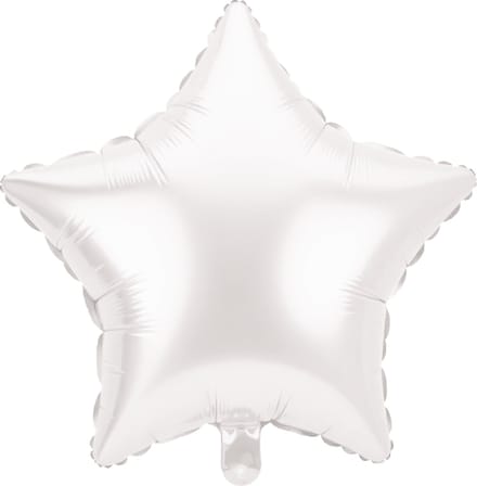 Foil balloon - Star white