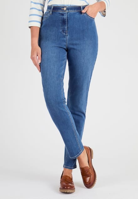Damart - Secret Stretch jeans van Damart. - Dames - Blauw - S