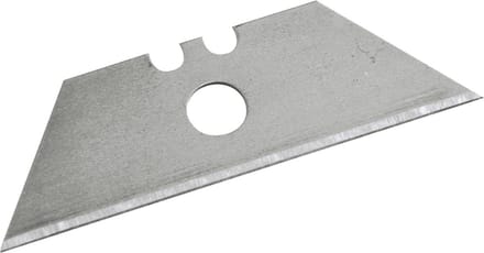 Silverline Reservemesjes - Trapeziumvorm - Middengat - 10 stuks - Gehard staal