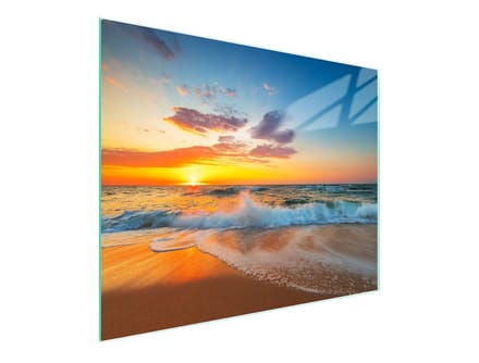 TMK ArtDeko - Snijplank - Glas - 52x30 cm - Zeedesign