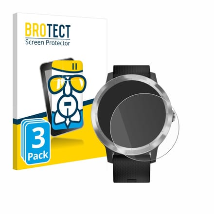 Screenprotector 3 Stuks voor Garmin Vivoactive 3 / Forerunner 45 / Approach S40 Beschermglas transparant