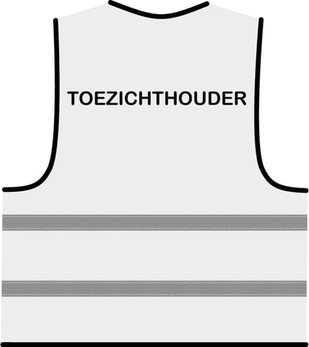 Hesje toezichthouder wit